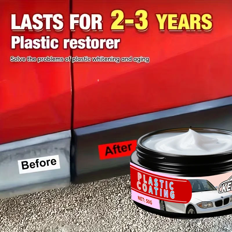 Car Interior Repair Wax - All-in-One PVC & Plastic Care Wax for Dashboard, Seat, Central Control, Tires, Car Seat Covers & PVC C