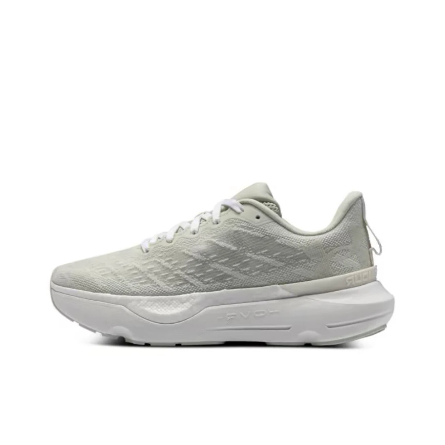 Under Armour Infinite Pro White Green Stylish Versatile Durable High-Quality Low-Top Lace-Up Running Women Shoe 3027197-300