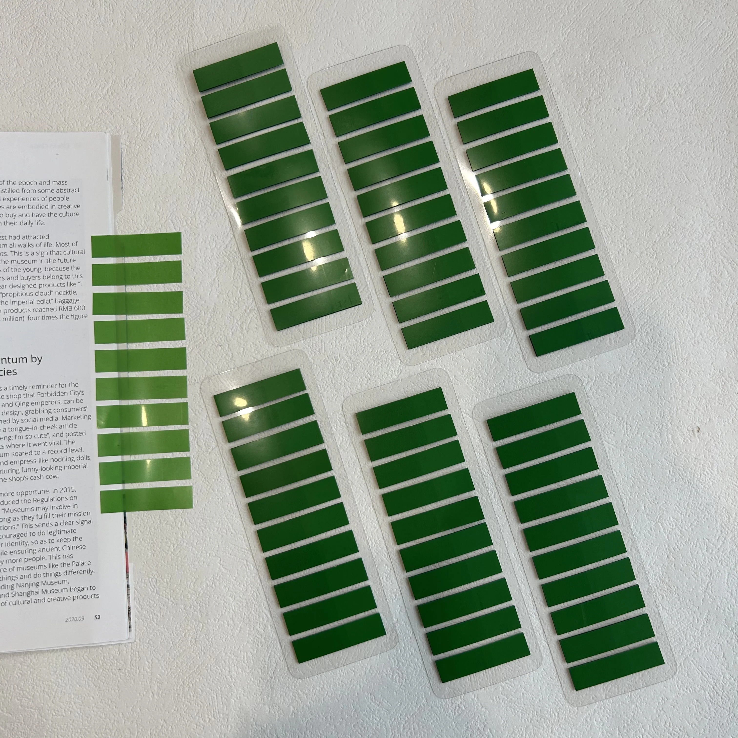 1200 Sheets Creative Transparent PET Waterproof Sticky Note Pads Notepads for School Stationery Office Supplies