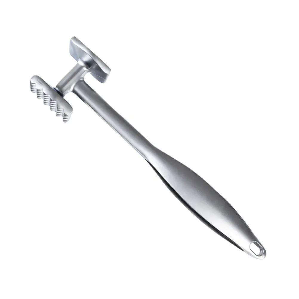 

Meat Tenderizer Mallet Double Sided Stainless Steel Hammer Kitchen Tool For Beef Pork Household Meat Knocking Alloy Mallet