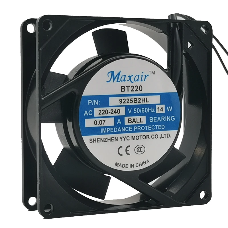 Maxair BT200 9225B2HL 9cm 9025 220v 0.07A 14W