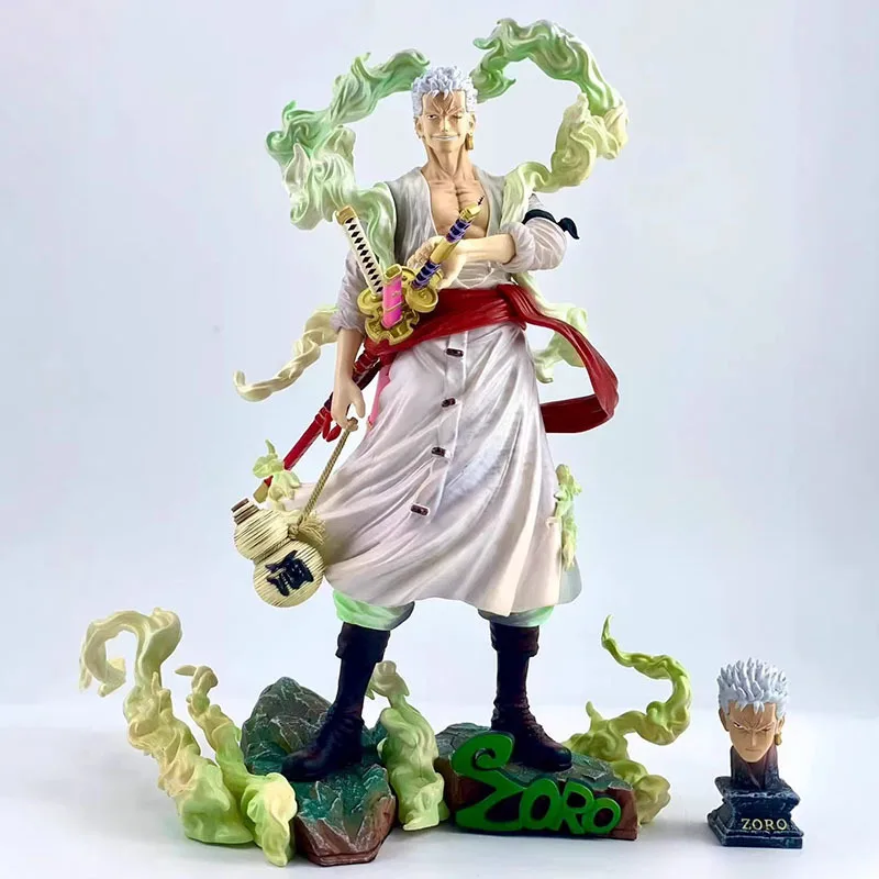 

One Piece Roronoa Zoro Figuras 30cm Manga One Pieces Action Figure Nika Zoro Figurine Anime Collectible GK Statue Model Gift