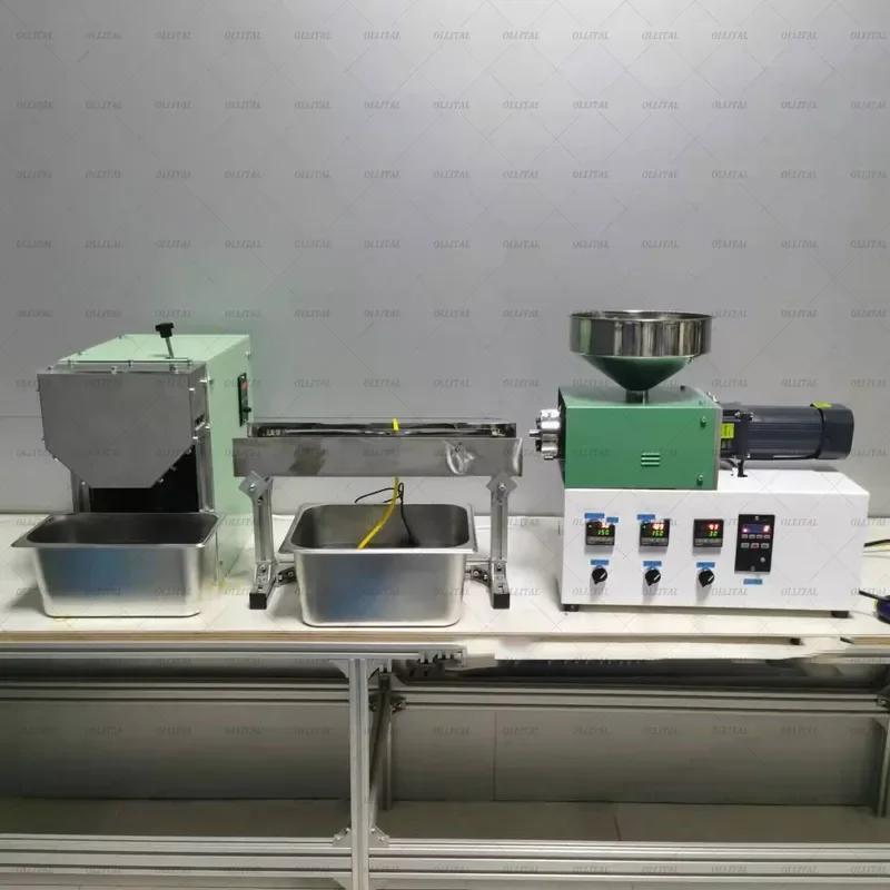 Extruded Plastic Tube Plastic 3D Filament Extruder Machine Plastic Granules Single Screw Extruder Pelletizing Machine