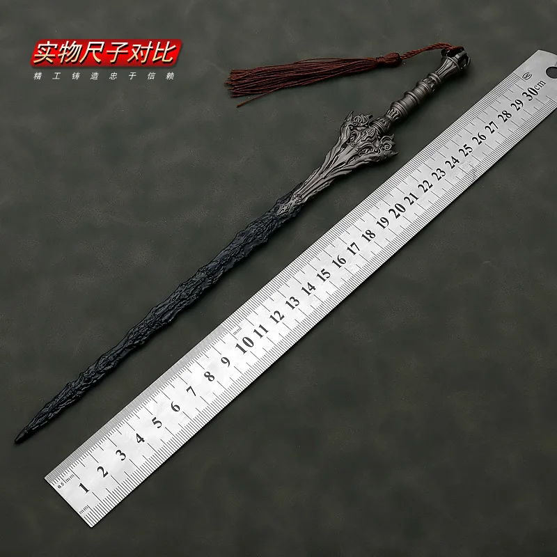 "Luna larga cenizas de luz" película televisión periférica Gong Ye Ji Wu Zhan Tian Jian 30cm armas modelo adornos artesanales juguete