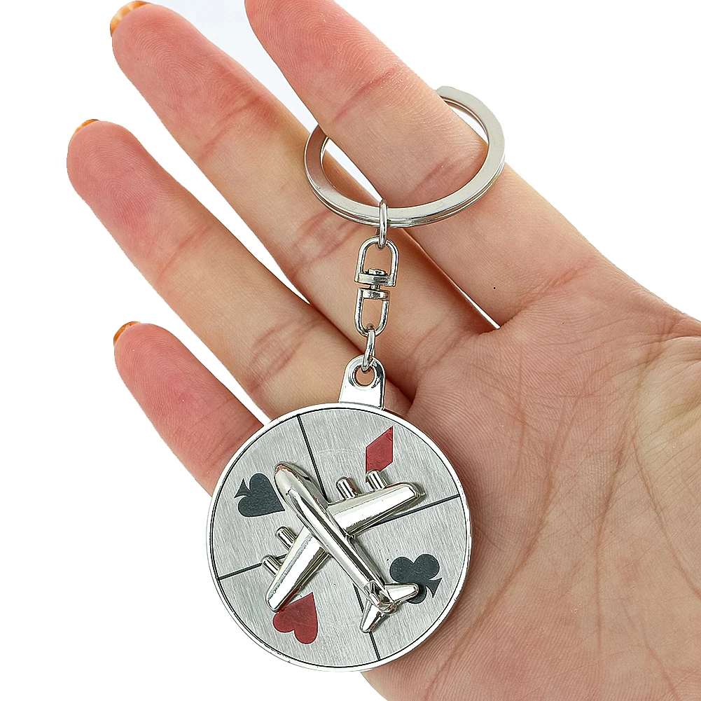 metal-rotativo-convexo-aviao-pingente-chaveiro-poker-flor-cor-base-metal-chaveiro-mochila-veiculo-encantos-astronauta-presente