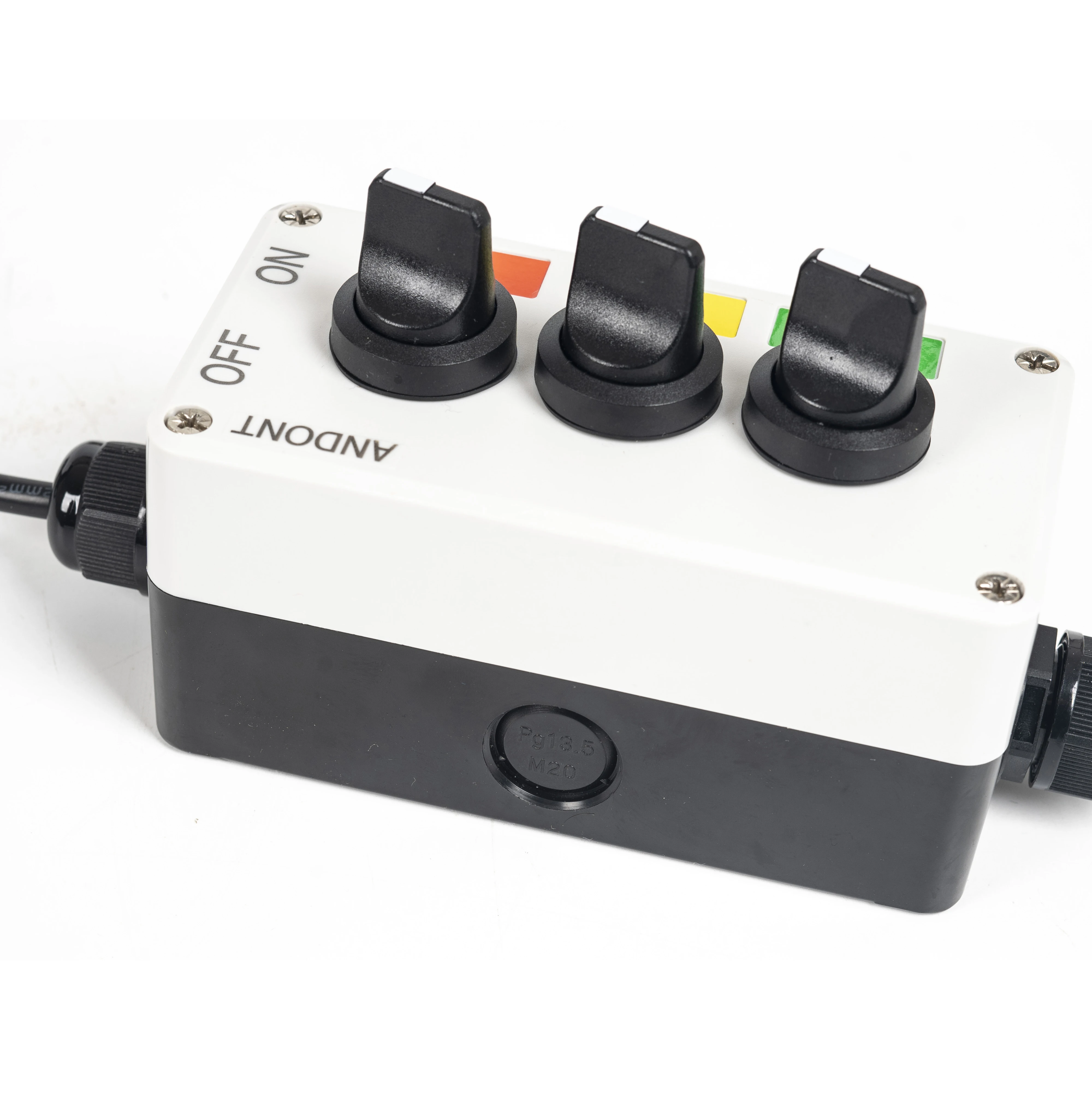 ANDONT 3 Stack مصابيح LED فائقة السطوع لبرج أندون مع طنان، أحمر/أصفر/أخضر، أو تشغيل أو فلاش، توصيل جاهز للتشغيل