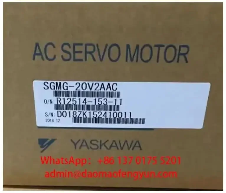 

SGMG-20V2AAC Brand New Servo Motor，SGMG 20V2AAC Servo Motor，Fast shipping