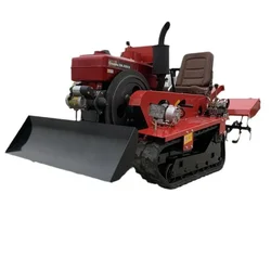 Large orchard crawler type micro-cultivator multi-functional water and drought micro-cultivator