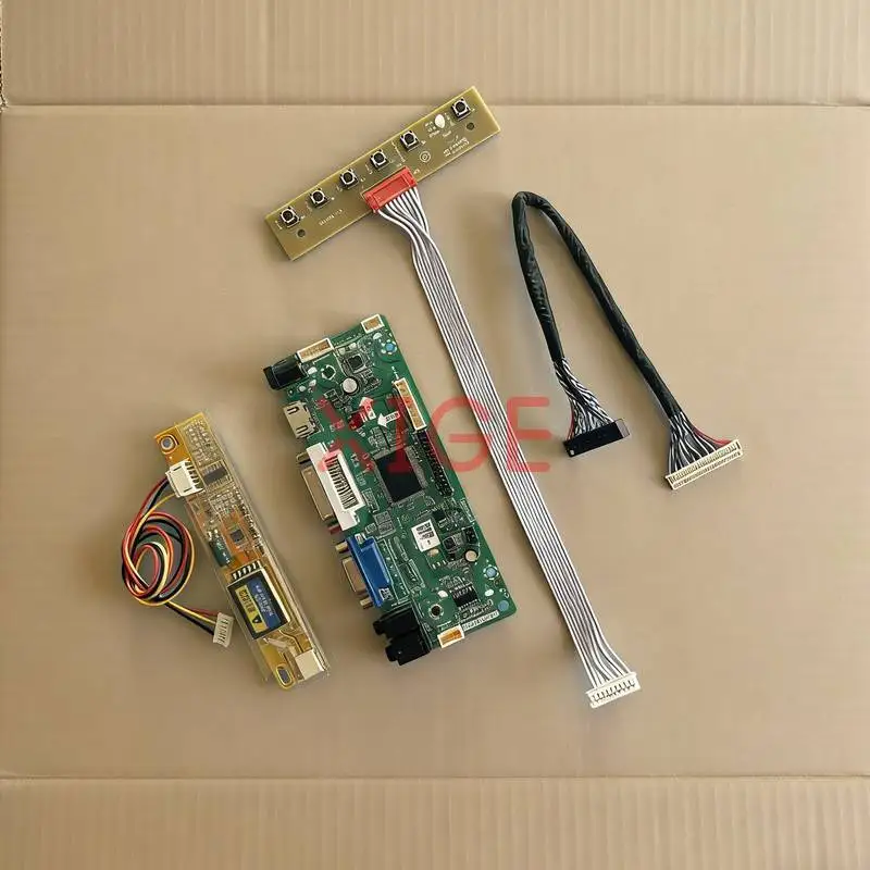 

For LTN184KT02-S01/T01 LTN184KT01-101/A01 Matrix Controller Drive Board DIY Kit 1680x945 LVDS-30Pin 1680*945 HDMI+DVI+VGA 1-CCFL