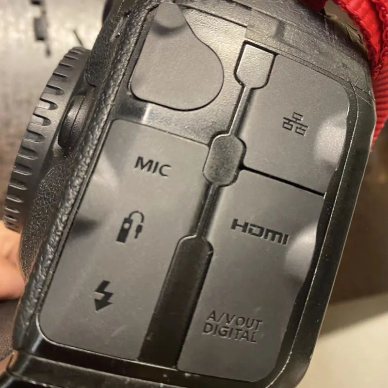 Cubierta inferior de puerta de goma para cámara Canon 1DX, 5/10 juegos, USB, entrada/salida de vídeo DC