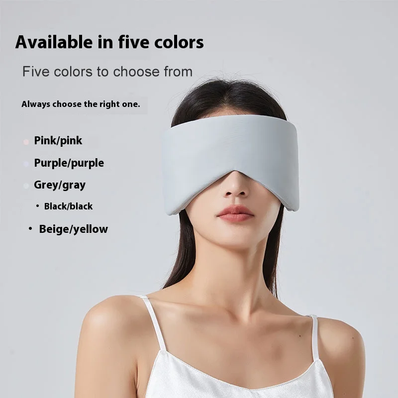 

Dual-sensitive Temperature Cool Capsule Eye Mask All-inclusive Blackout Noise Reduction Eye Mask Sleep Office Travel Nap 1PC