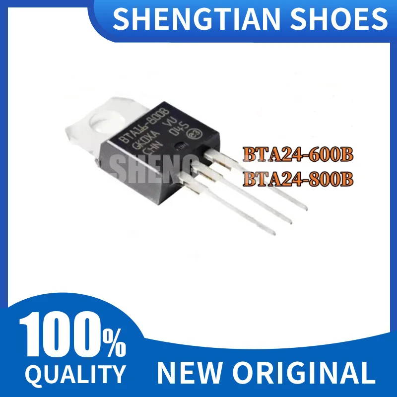 5PCS Nuevo Original Triacs BTA24 BTA24-600B 25 Amp 600 Voltios a-220 BTA24-800B BTA24-1200B BTA24-1200BW BTA24-600C BTA24-600BW