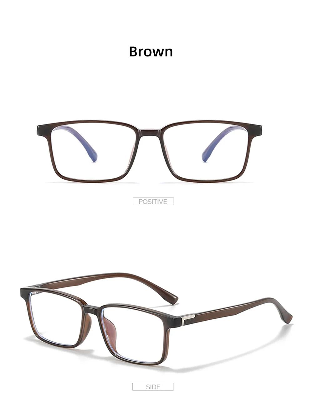 VIVIBEE Klassische quadratische blaues Licht blockierende Brille TR90 Männer Frauen Büro Anti-Licht schwarze Brille Computer-Filterbrille – Detail 16