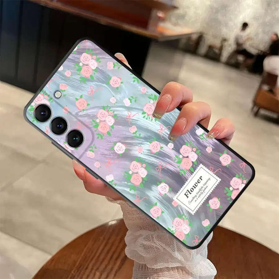 حافظة لهاتف سامسونج جالاكسي A16 A21s A22 A23 A72 A73 A24 A31 A54 A71 A35 A41 A33 A34 A51 A52 A14 A15 A12 A13 غطاء خلفي ناعم للهاتف #4