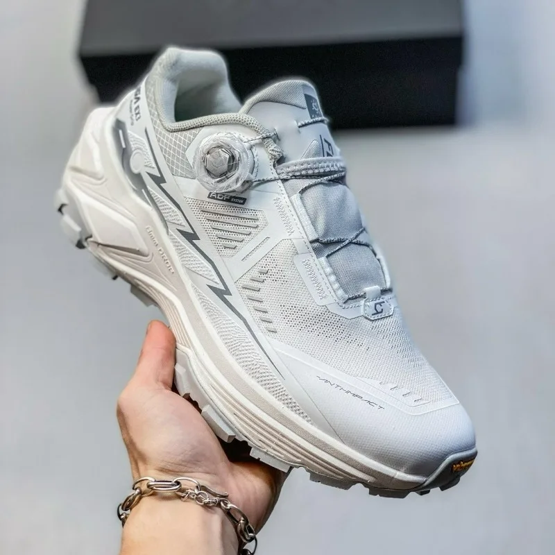 

Super Cool Outdoor Trail Running Shoes Men Quick Lacing Sport Shoes Mens Luxury Brand Training Shoes For Man Anti Slip Gym Shoe