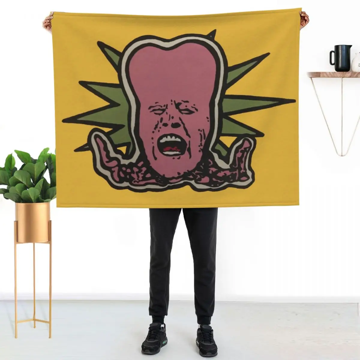 Outrage Unleashed Throw Blanket Flannel Giant Sofa Large for babies Single Blankets