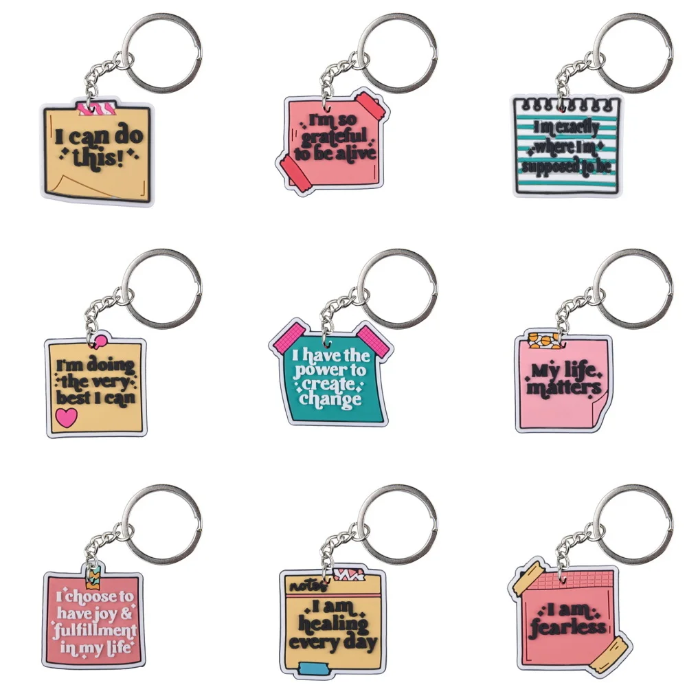 5pcs Colorful Camera Keychains Boys Girls pink yellow Notes Keyrings Kids Black Cross Key Chains D Key Rings For Men Women Gifts