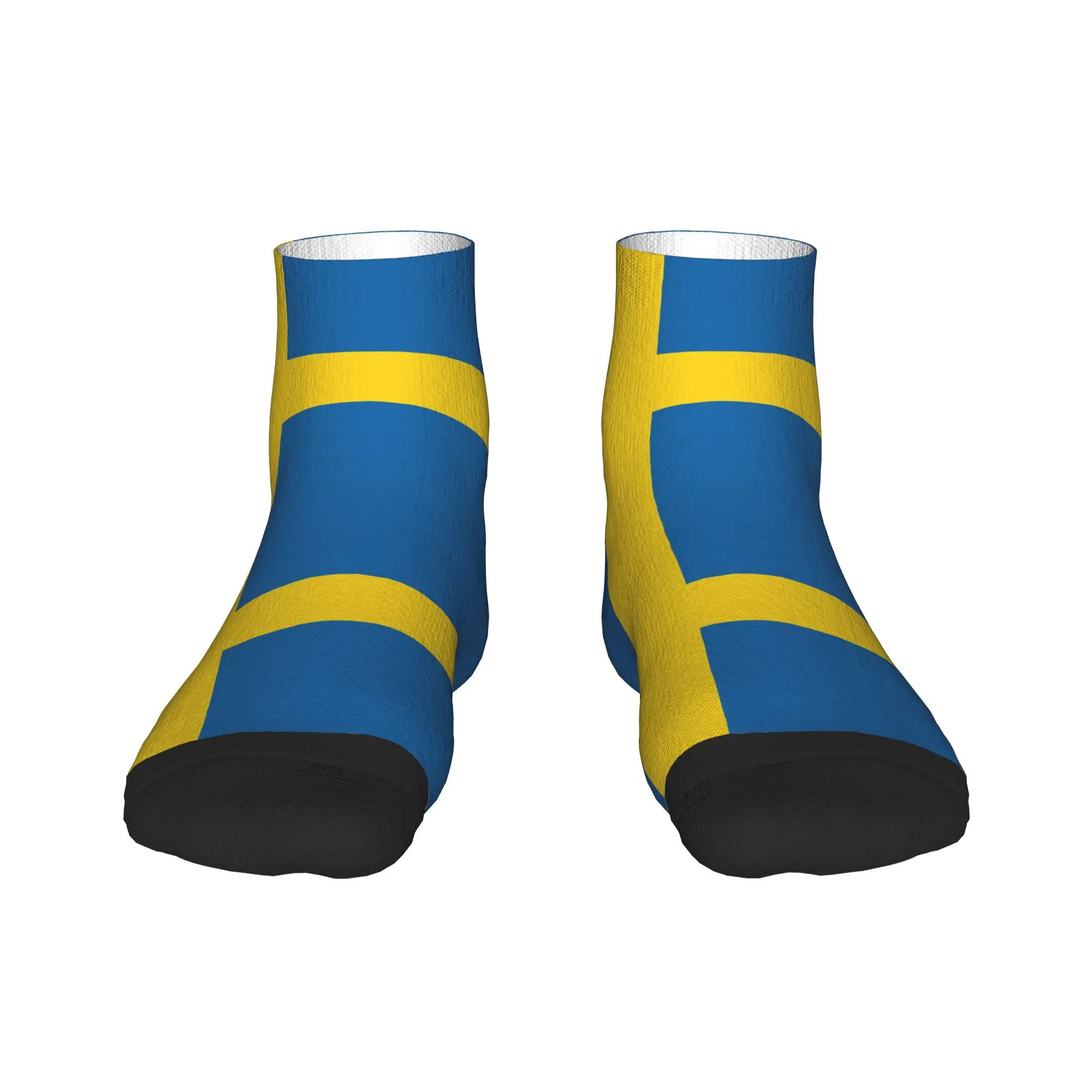 

Носки со шведским флагом, чулки высокого качества в стиле Харадзюку, всесезонные носки, аксессуары для подарка на день рождения унисекс