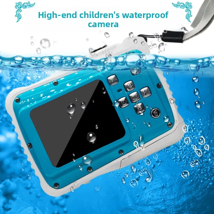HD waterdichte camera, 21 miljoen pixels, 8x digitale zoom, digitale waterdichte kindercamera