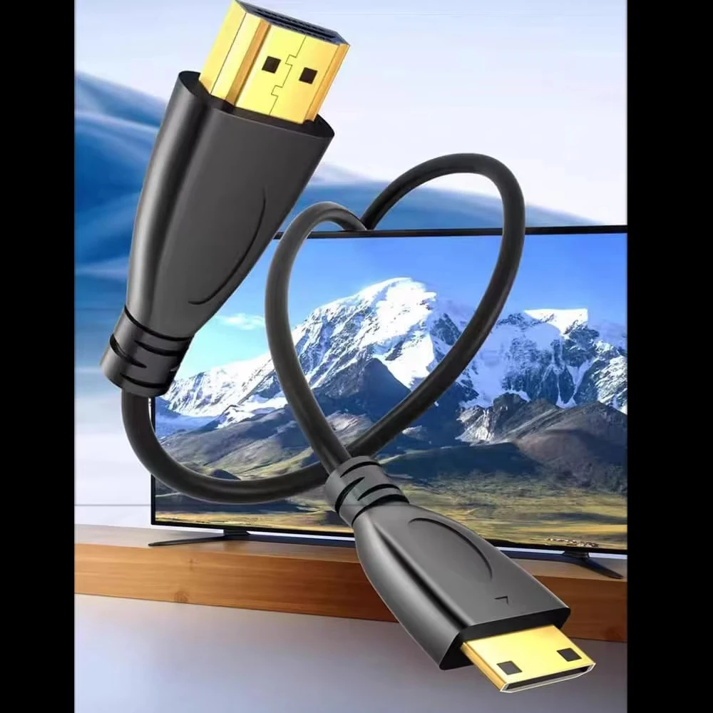 1080p عالية السرعة 4K Mini HD إلى HDMI-متوافق كابل محول ل PS3/PS4/Xbox وحدة التحكم لشاشة الكاميرا العارض التلفزيون المحمول 1 متر #3