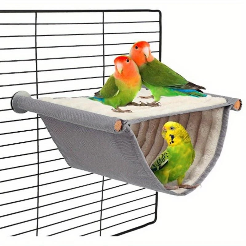 Pet Bird Hammock for Parrot Bird Parrot Nest House Hammock Tent Cage Perch Stand for Parrots Budgies Parakeet Pet Accessories