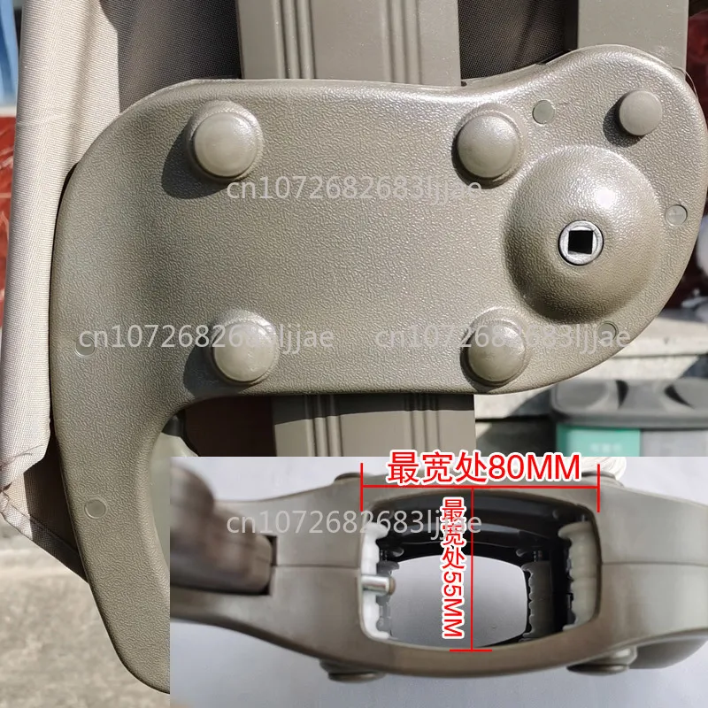 

Запчасти для зонтов: алюминиевая ручка, ручка для уличного зонта от солнца, аксессуары для замены и обслуживания, римский стиль