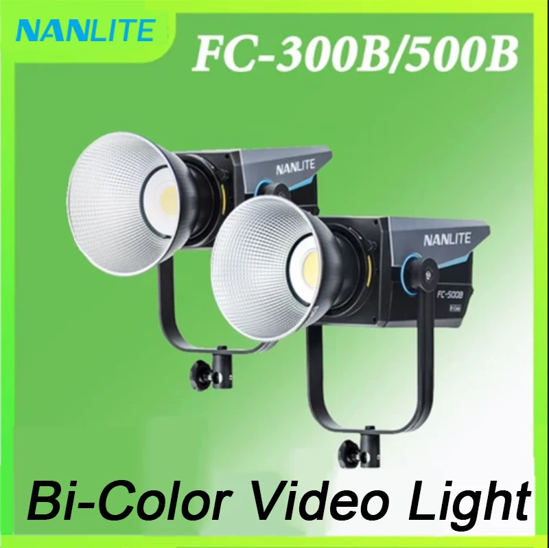 Nanguang Nanlite FC-300B FC-500B LED Photography Video Light 350W 2700K-6500K Outdoor Monolight COB Lighting Flash Strobe Lamp