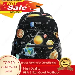 2020 New 3D Planets Print Children Backpacks Brand Design Girl Boys Backpack Toddler Kids Neoprene School Bags Kindergarten Bag