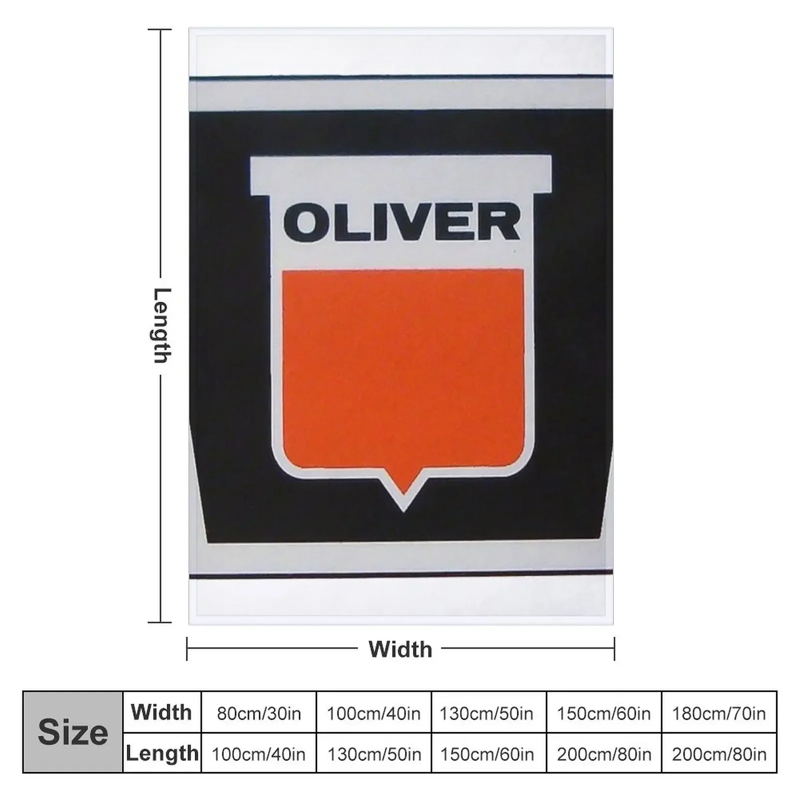 Oliver Tractor Keystone Throw Blanket Camping Bed linens Blankets For Bed Blankets