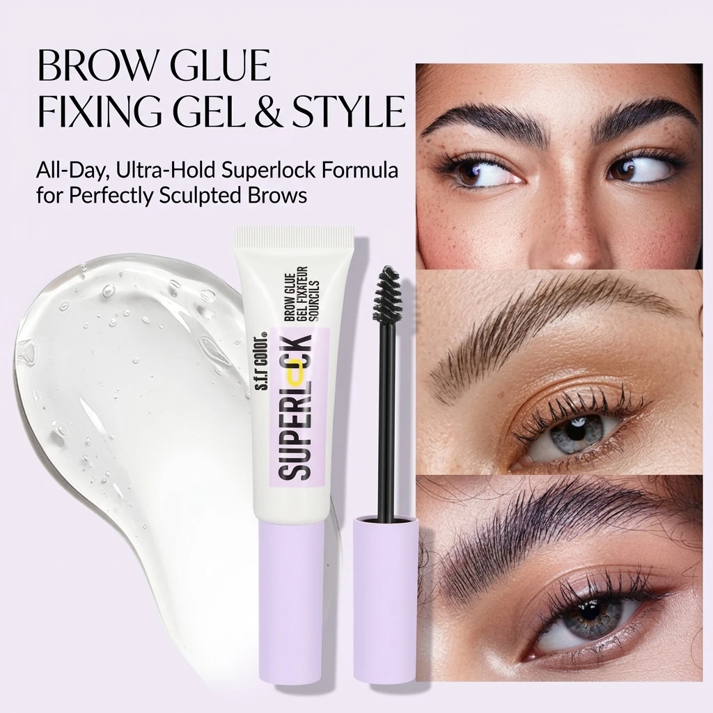 10g Colorless Eyebrow Styling Gel Natural 3D Eyebrow Cream Stereoscopic Eyebrow Wax for Makeup Foreign Trade