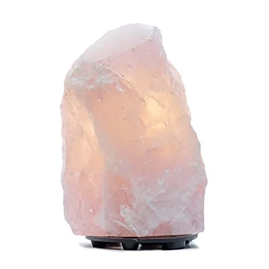 Rose Quartz Dimmable LED Lamp Rose Quartz, Medium