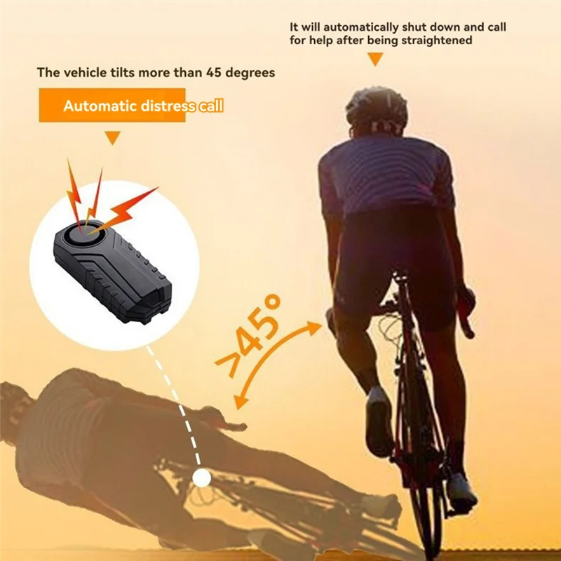 

B92B-Беспроводной пульт дистанционного управления, велосипедная сигнализация, водонепроницаемая противоугонная сигнализация 113DB, электрическая автомобильная сигнализация для мотоцикла и велосипеда