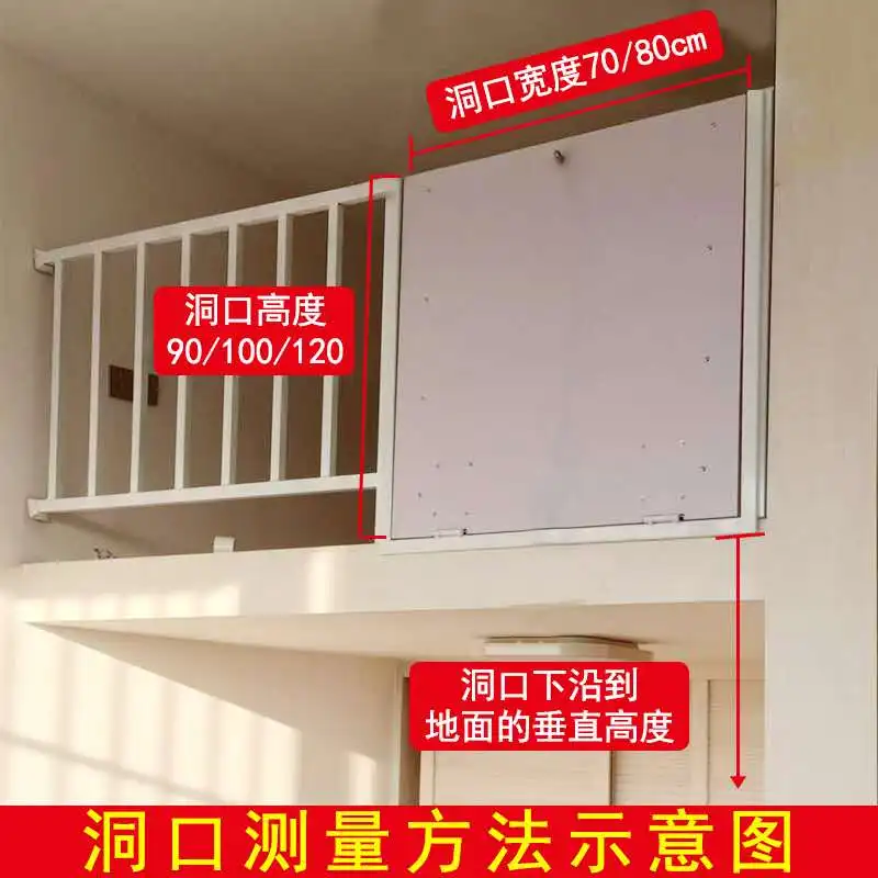 Side-Mounted Attic Retractable Staircase Indoor Home Duplex Stairs Compartment Lifting Invisible Folding Stairs Nationwide