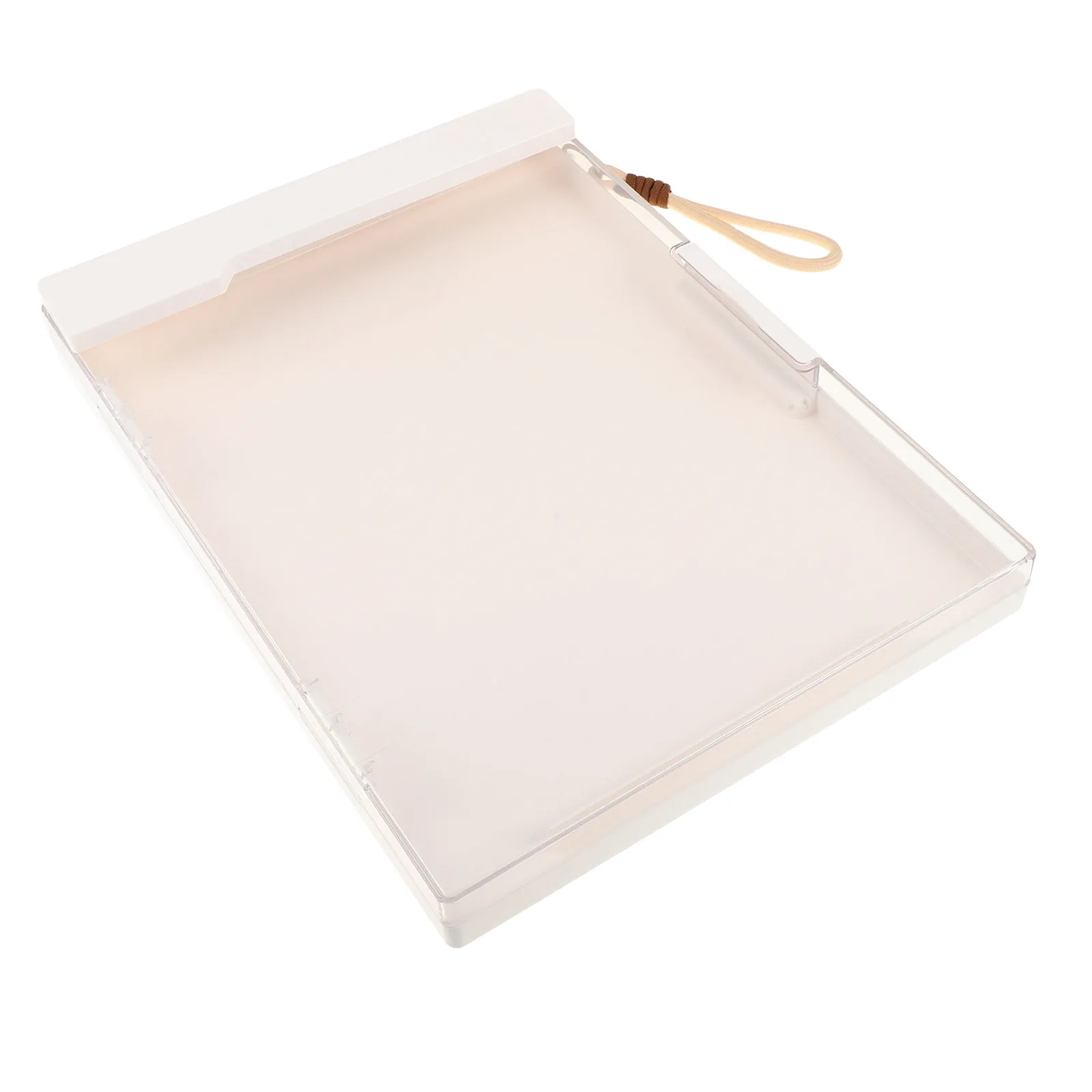 A4 Plastic Clipboard Folder High Capacity Dry Erase Panel Side Opening Writing Pad Storage Paper Folder Teacher Nursing Office