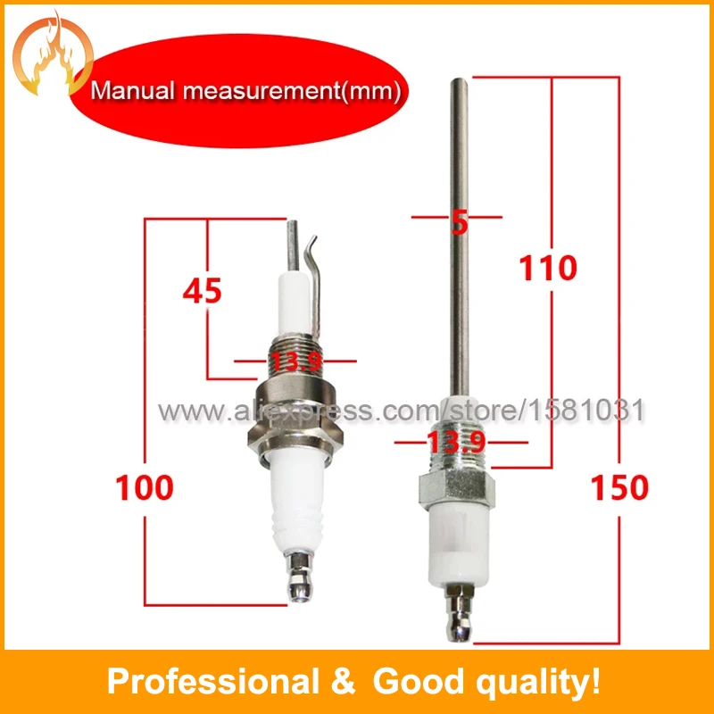 Quemador de sonda de ceramica, electrodo de encendido, sonda de Caldera, ECLIPSE