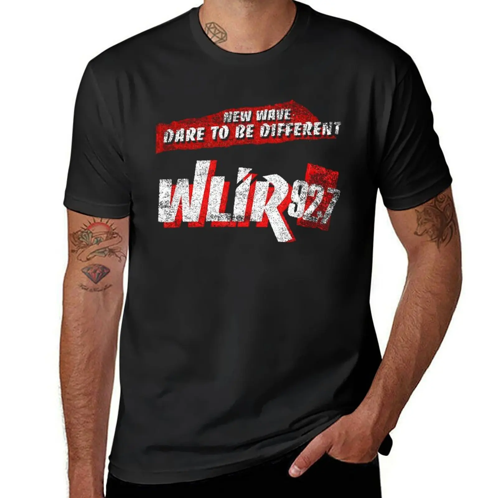 Vintage Wlir Radio Station Classic T-Shirt tops aesthetic clothes t shirts for men