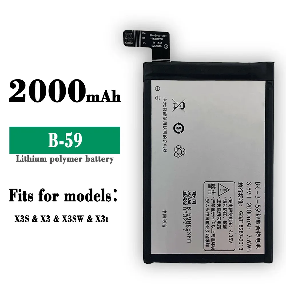 100% Orginal High Quality Replacement Battery For VIVO X3S X3 X3SW X3t BK-B-59 Built-in Large Capacity Lithium Batteries + Tools