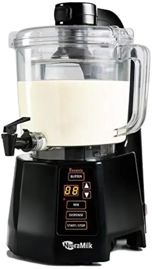 

NutraMilk Nut Processor Machine, Nut Milk Maker Machine and Food Processor, Makes Non Dairy, Vegan, Plant Based,