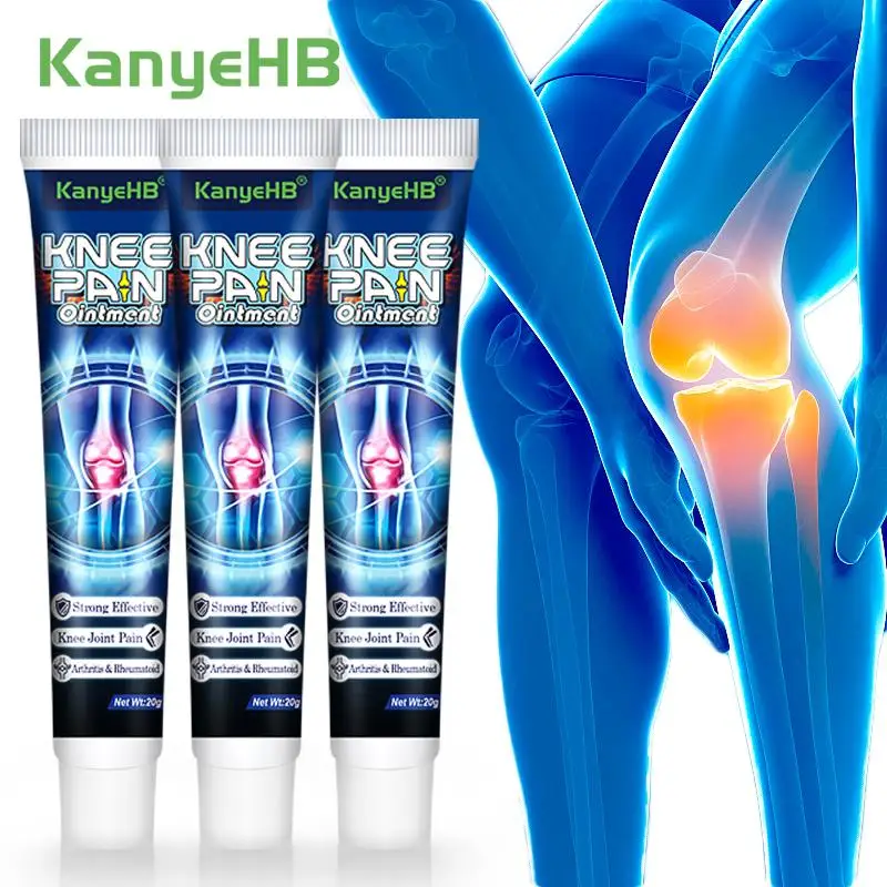 

3pcs Knee Joint Analgesic Ointment Knee Pain Relief Medical Plaster Muscle Joint Swelling Pain Arthritis Treatment Cream A858