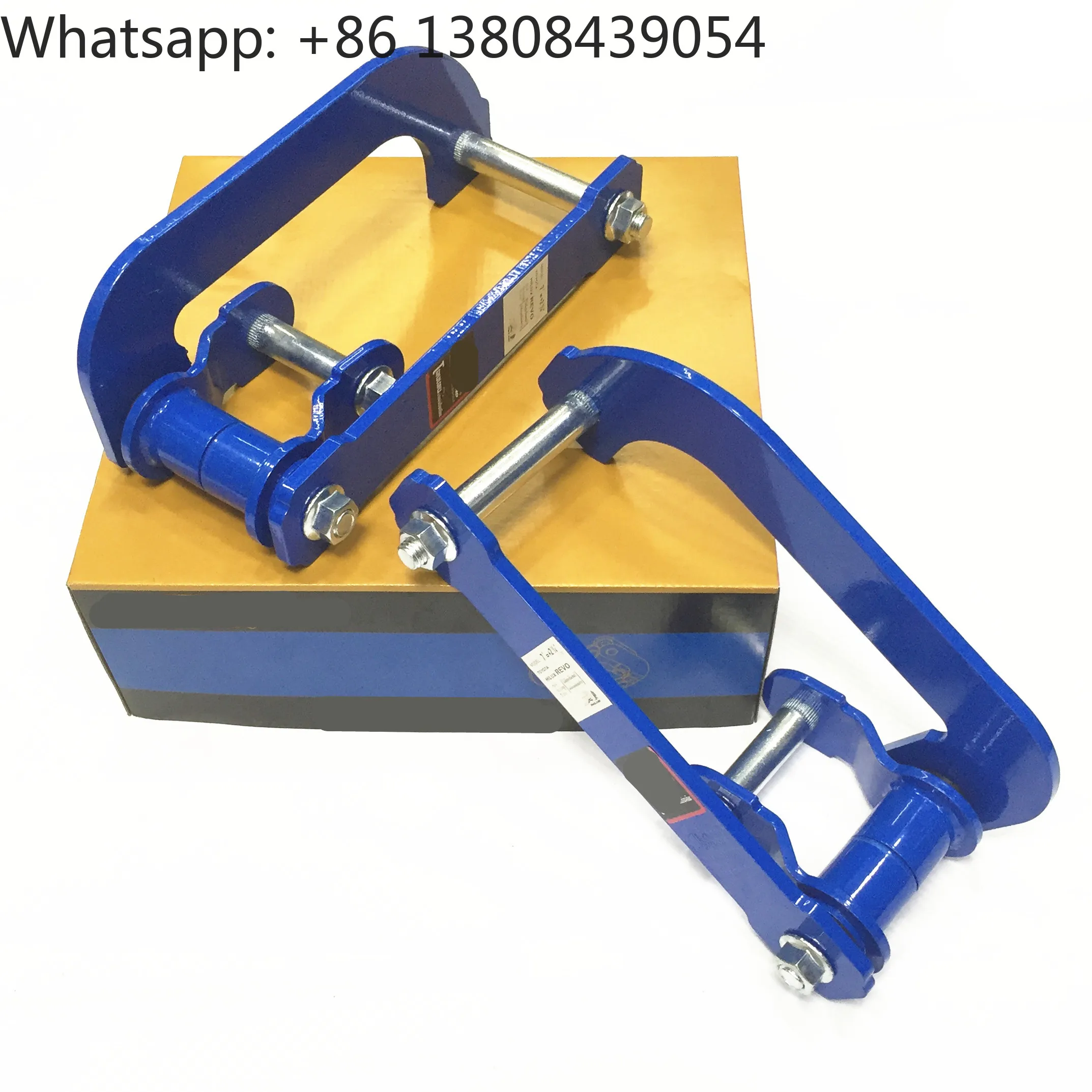 4X4 SUSPENSION KIT Rear Leaf Spring Alloy Comfort G-Shackles for HILUX REVO 2.8/Rocco 2015-2026 Greaseable 1-2