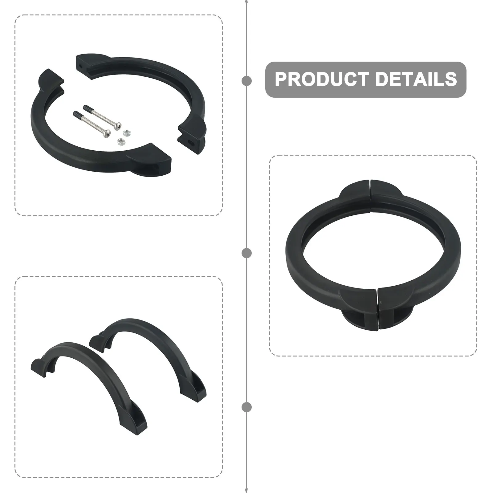 

Pool Filter Clamp Replacement Part Filter Pump Repair ABS Material Convenient Replacement For 14 Inch Sand Filter