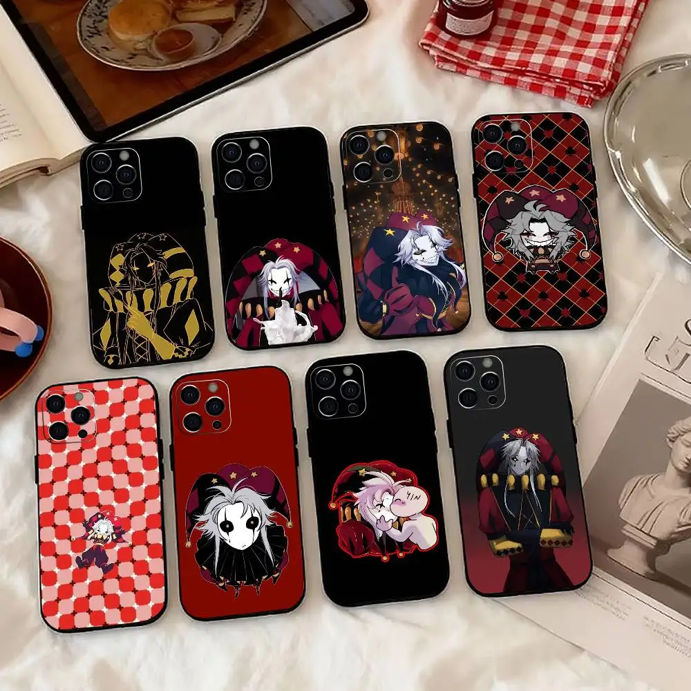 The Freak c-Circus P-Pierrot Phone Case Black Silicone Soft Shell For IPhone 17 16 15 14 13 12 11 Air Pro Max Plus