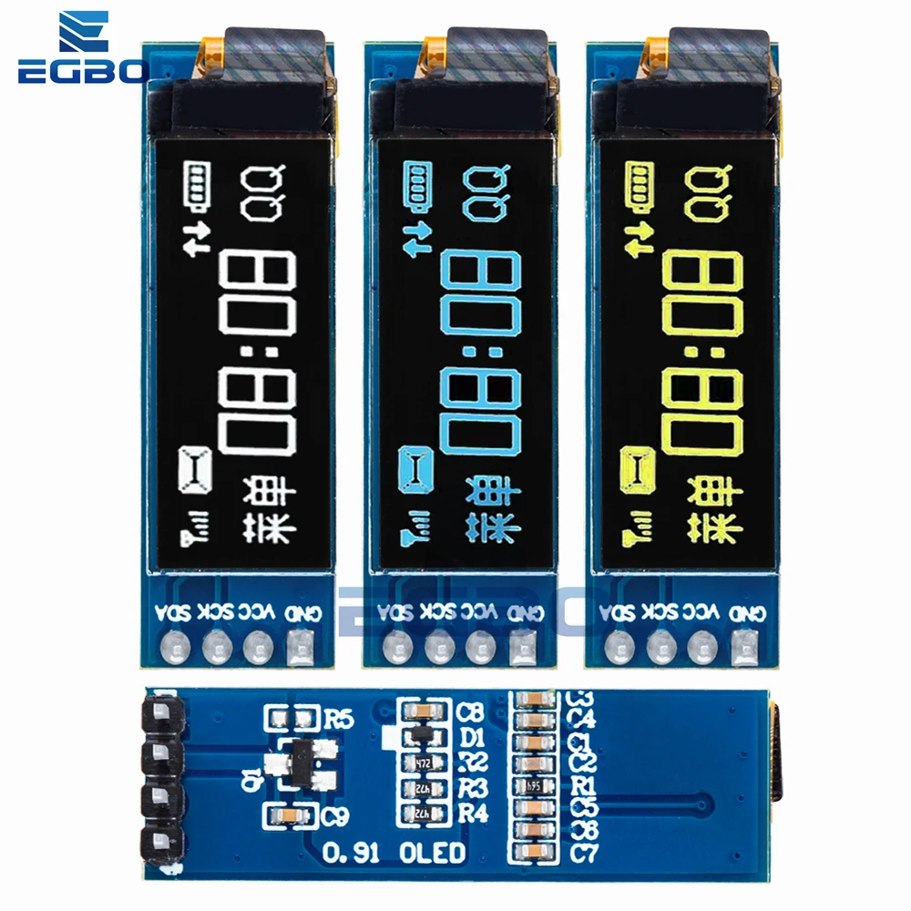 1PCS/5PCS 0.91 inch OLED module 0.91\