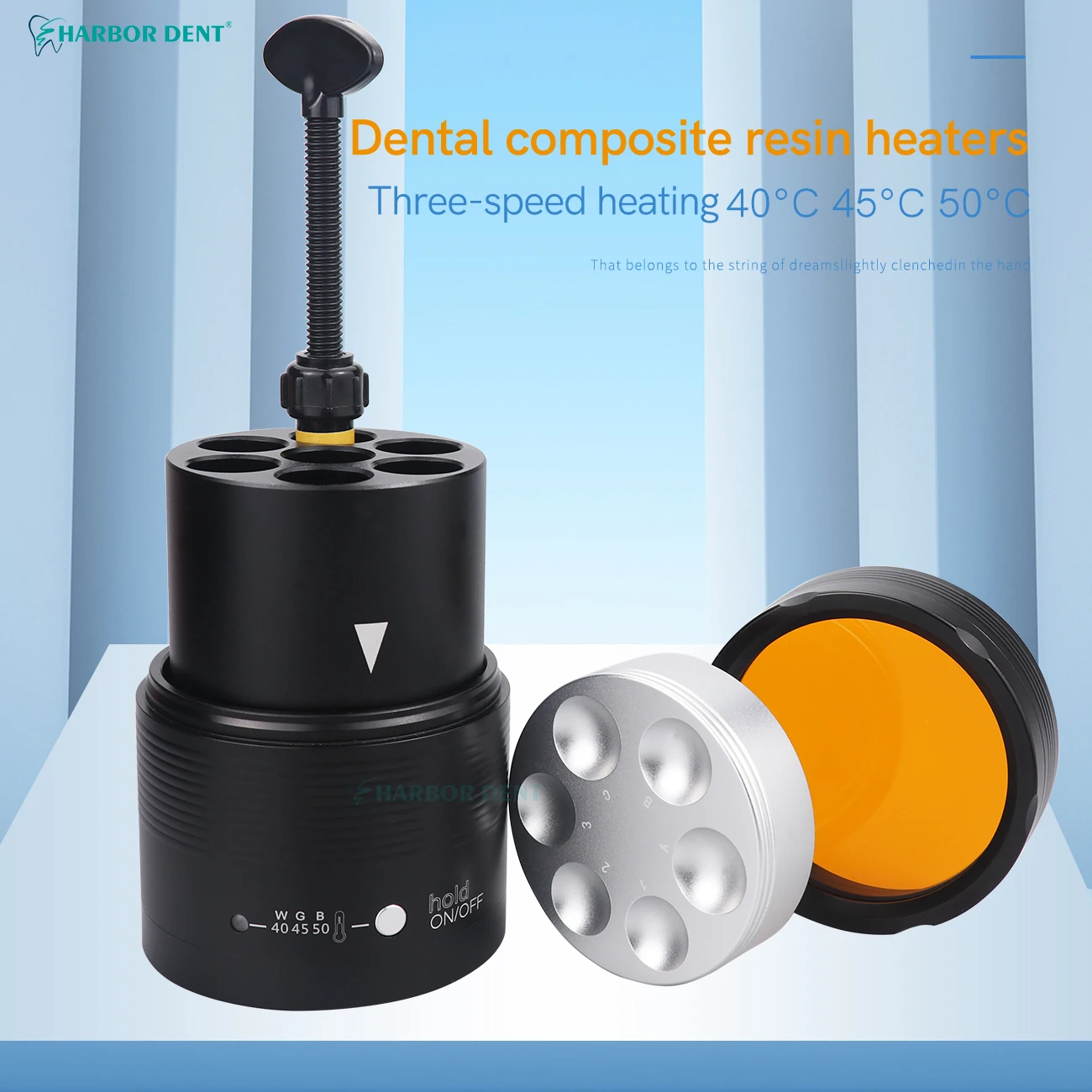 

Dental Resin Heater AR Heater Composite Material Soften Warmer Dentist Equipment Keep Warm 40/45/50℃ Temperature Adjustable