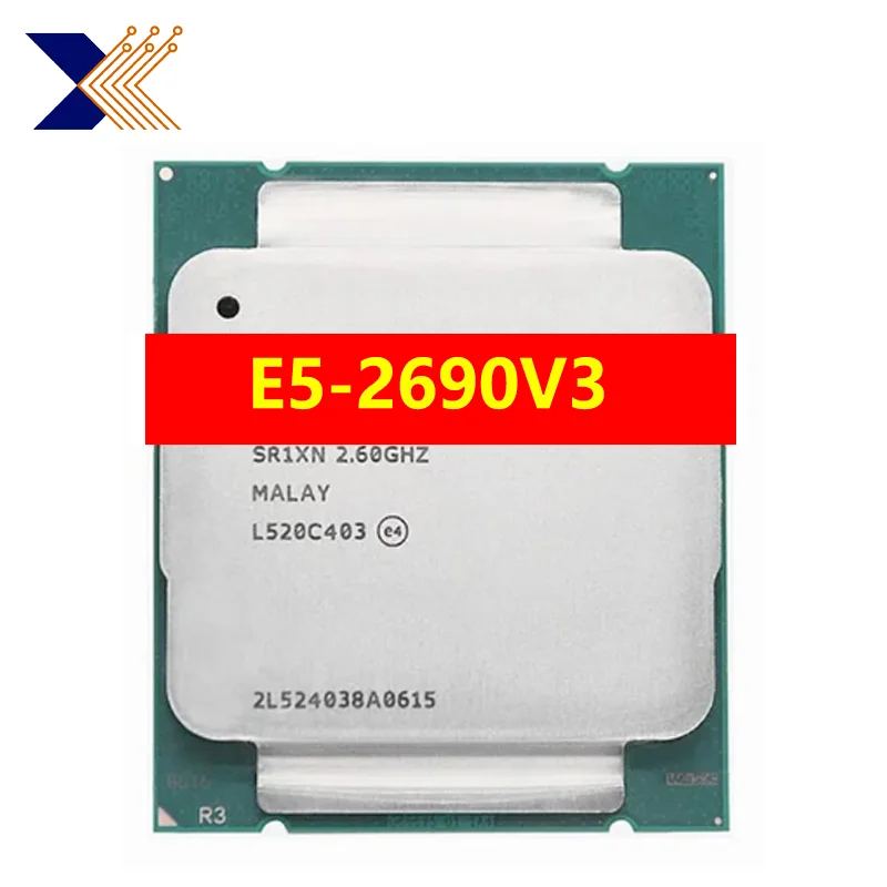 Xeon E5 2690 V3 Processor SR1XN 2.6Ghz 12 Core 30MB Socket LGA 2011-3 Xeon CPU E5-2690V3