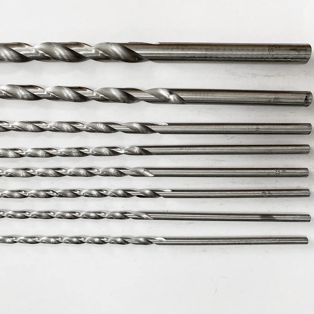 

5Pcs High-Speed Steel Twisting Drill Bit Long Design for Accurate Positioning and High Efficiency in Metal Long Drill Bit