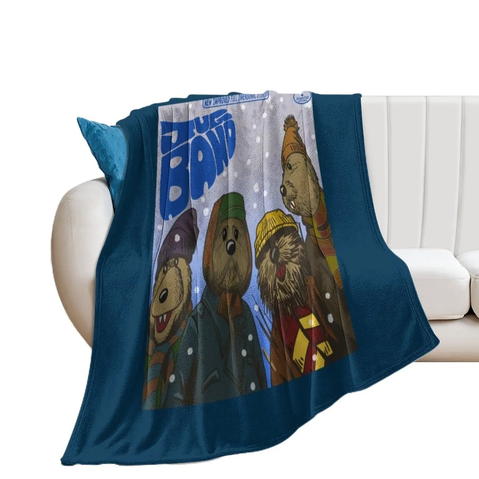 Emmet Otters Jug Band Christmas 1 Throw Blanket funny gift Plaid on the sofa Picnic Blankets For Sofas Blankets