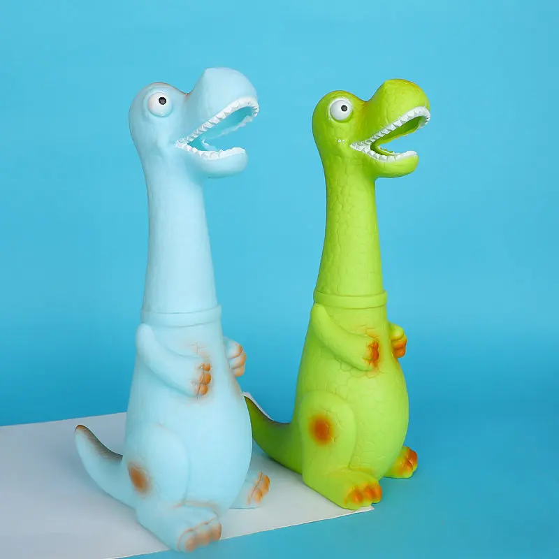 Novelty Funny Simulation Cute Dinosaur Screaming Dinosaur Creative Kids Prank Scare Toys Squeeze Screaming Decompression Toys