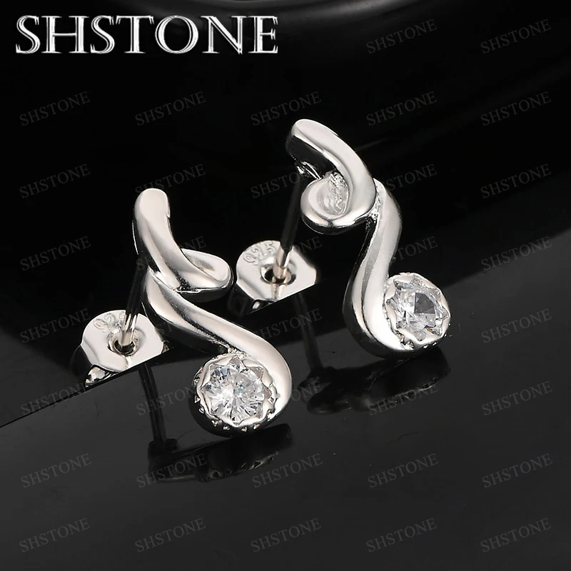 

AAA Zircon Women's Luxury 925 Sterling Silver Stud Earrings Engagement Wedding Party Birthday Gift High Jewelry Accessories