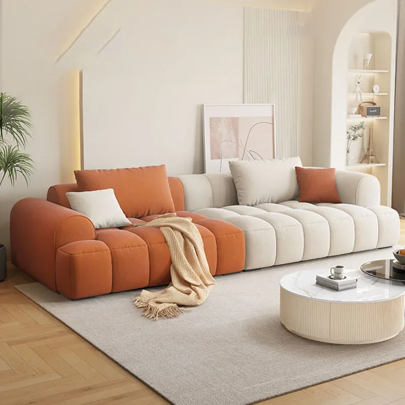 

Модульный диван в стиле фанк Japandi, современный дизайн, элегантный диван-мешок, кресло, секционный скандинавский диван Muebles Para El Hogar, мебель для отеля